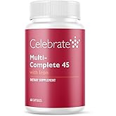 Celebrate Vitamins Multi-Complete | Bariatric Multivitamin with 45 mg Iron—Daily Essential Vitamins & Minerals for Sleeve Gastrectomy & Gastric Bypass