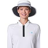 Performance Golf Hat with Wide Brim - UPF 50+ Sun Protection - Fore Golf in Black