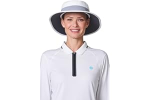 COOLIBAR Performance Golf Hat with Wide Brim - UPF 50+ Sun Protection - Fore Golf