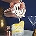 VonShef Premium Parisian Cocktail Shaker Barware Set in Gift Box with Recipe Guide, Cocktail Strainers, Twisted Bar Spoon, Jigger, Muddler and Pourers, Copper, 9 Piece