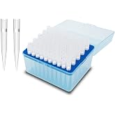 ONiLAB 1000&micro;L Universal Pipette Tips, 96 Tips/Rack, DNase/RNase Free | Autoclavable Design, Transparent Material, Non-Pyrogenic, Precision Liquid Transfer, Laboratory Research Use