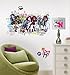 Roommates Rmk2256Gm  Monster High Group Peel And Stick Giant Wall Decals