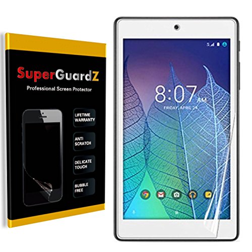 [3-Pack] For Alcatel OneTouch Pop 7 LTE - SuperGuardZ Screen Protector [Lifetime Replacement], Ultra Clear, Anti-Scratch, Anti-Bubble