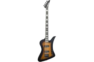 Jackson JS Series Kelly Bird Bass JS2, Tobacco Burst, Amaranth Fingerboard