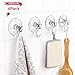 LUXEAR Suction Hooks Vacuum Suction Cup Hook 4 Pack New Design Towel Hooks for Bathroom Kitchen Hook Hangers for Home Removable Wall Vacuum Hook Holder for Smooth Tile Glass and Mirror