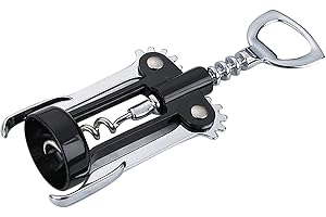 GAILY YOUTH Wine Opner Wing Corkscrew,Stainless Steel Wing Corkscrew with Coil Cutter Used in Kitchen Restaurant Bars,Waiters