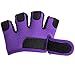 Contraband Pink Label 5537 Womens MICRO Weight Lifting Gloves w/Grip-Lock Padding (PAIR) (Purple, Small)