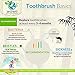 Wowe Lifestyle Natural Organic Bamboo Toothbrush Wood, Ergonomic Biodegradable Handle, Soft BPA Free Bristles, Pack of 4 (Celebrate)