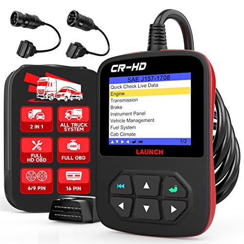 LAUNCH Creader HD Plus Heavy Duty Truck scanner All System Diesel Diagnostic Scan Tool OBD/ EOBD