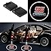 Bearfire 2 Pcs Wireless Car Door Led Welcome Laser Projector Logo Light Ghost Shadow Light Lamp Logos fit camaro-ss accessory