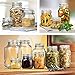 Bormioli Rocco Fido Square Clear Jar, 101.50-Ounce (23409)