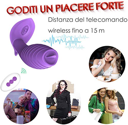 Vibratori-Sessuali-per-Donna-Massaggiatore-Portatilewireless-Ricarica-USB-12-Modalita-Impermeabile-Massaggiatore-per-Schiena-o-Collo