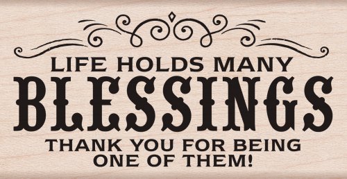 Hero Arts Many Blessings Woodblock Stamp