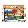 Fun-Time-55921-Push-Along-Farm-Train-with-Play-Animals Fun Time 55921 Push Along Farm Train with Play Animals