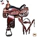 HILASON 15″ Western Horse Saddle American Leather Ranch Roping Cowboythumb 1
