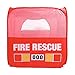 SpringBuds Fire Truck Kids Play Tent, Kids Room Decor Playhouse Indoor Outdoor Pop Up Play Tent Pretend Vehicle for Boys Girls
