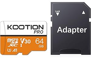 64GB Micro SD Card Ultra Micro SDXC Memory Card 64 GB U3 A1 V30 High Speed TF Card R Flash,U3, 64 GB