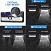 InnoGear Upgraded Solar Lights Outdoor Motion Sensor Wall Light Auto On/Off with 3 Modes Outdoor Waterproof Security Lights Night Light for Wall Fence Deck Yard Garage Driveway, Pack of 2