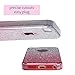 MILPROX Compatible for iPhone 5s/5/SE Case, Girls Shiny Glitter CASE [Bling Crystal Clear][Extremely Sparkling], Slim Premium 3 Layer Hybrid, Anti-Slick/Protective/Soft Case