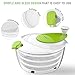 Salad Spinner Dryer, LOVKITCHEN Cooking Grips Salad Spinner - 5L Large Capacity, Easy Spin for Tastier Salads & Dishwasher Safe
