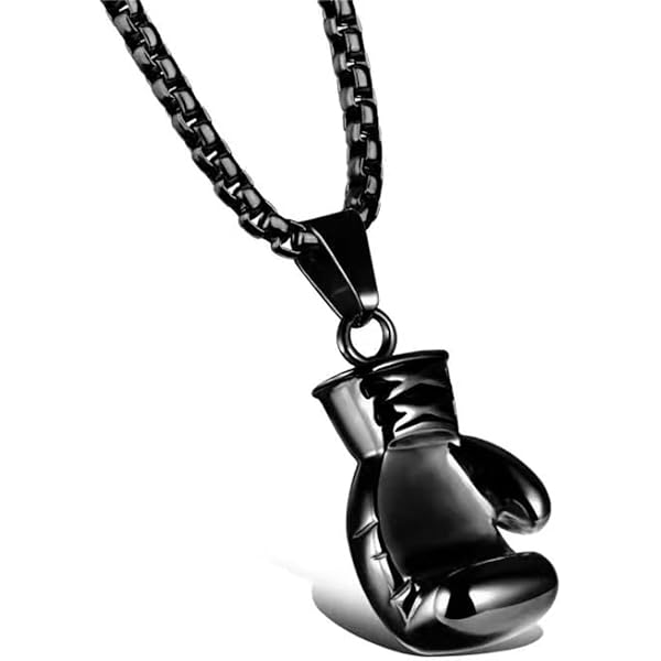 10k Rose Gold Boxing Glove Charm Pendant - 3D Solid Gold Sports Jewelry For Men & Women