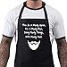 Bang Tidy Clothing Funny BBQ Apron Novelty Aprons Cooking Gifts for Men 100% Cotton 2 Pockets - Manly Man