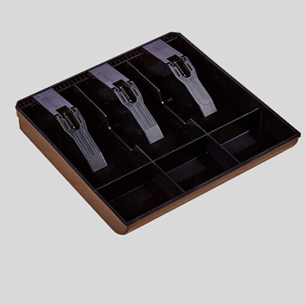 Generic Durable 3 Grid Money Cash Coin Register Insert Tray