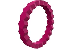 QALO Women's Rubber Silicone Ring, Chevron Stackable Rubber Wedding Band, Breathable, Durable Engagement Silicone Ring, 3.8mm Wide 2mm Thick, Multi Color