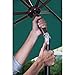 Abba Patio 7.5ft Patio Umbrella Outdoor Umbrella Patio Market Table Umbrella with Push Button Tilt and Crank for Garden, Lawn, Deck, Backyard & Pool, Dark Green