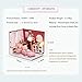 CUTEBEE Dollhouse Miniature with Furniture, DIY Dollhouse Kit Plus Dust Proof and Music Movement, 1:24 Scale Creative Room Idea (Happy Time)