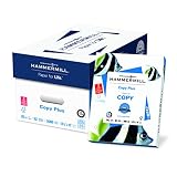Hammermill Paper, Copy Plus Paper, 8.5 x 11 Paper, Letter Size, 3 Hole, 20lb Paper, 92 Bright, 10 Reams / 5,000 Sheets (105031C) Acid Free Paper