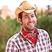 Bandana 3-Pack - Made in USA For 70 Years - Sold by Vets – 100% Cotton –Sewn Edges