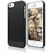 iPhone SE case, elago [Outift][Black/Black] - [Premium Hybrid Construction][Aluminum][Spark Design Award] - for iPhone SE/5/5S