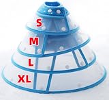 Renyigou Pet Cone Collar Adjustable Soft Elizabethan for Cats Dogs view 4