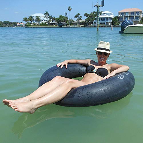 Water Sports Original ItzaTube Inflatable Black Inner Tube Small 28" Diameter