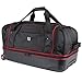 Flx 28in Hybrid Rolling Duffel Bag, Retractable Pull Handle, Split Level Storage, Black