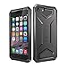 iPhone 8 Case, iVAPO Apple iPhone 7 Case [Armor Series] Impact Resistant iPhone 8 Cover Full-Body Protection Phone Case with Built-in Screen Protector for Apple iPhone 8 [Black/Black]