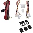Universal Power Window Switch Kits Set for 2 Doors with Wiring Harness Switch Holder
