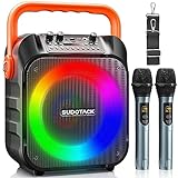 SUDOTACK Karaoke Machine with 2 Wireless