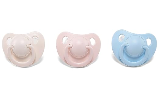 LittleForBig Erwachsene Baby Schnuller der Smiley Schnuller Drei Schnuller Set