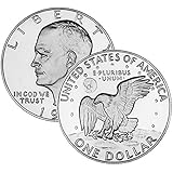 1 U.S. Eisenhower Ike $1 Dollar Coin 1971 to 1978 Collectors Coin.