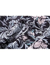 Falda mediana acampanada con estampado floral para dama