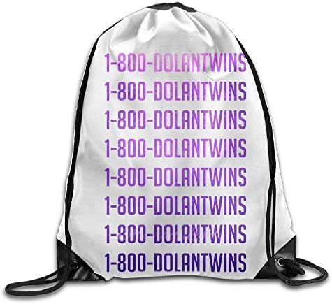 Dolan Twins Drawstring Backpack Rucksack Shoulder Bags Gym Bag
