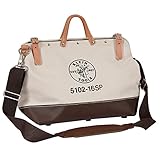 Klein Tools 5102-16SP Deluxe Canvas Tool Bag, 13 Pockets, 16