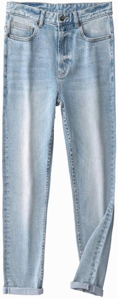 Amazon Co Jp ジーンズメンズ潮ブランドヨーロッパとアメリカのスタイルレトロスリム緩いストレートカジュアルパンツメンズ春と夏の薄い セクションビジネスメンズパンツ 色 青 サイズ さいず 28 ホーム キッチン