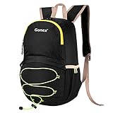 Gonex 15L Packable Backpack, Lightweight Children Backpack Hiking Daypack(Black)