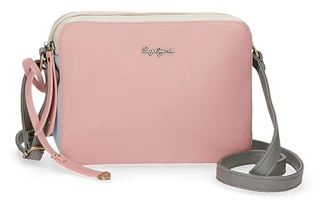 Pepe Jeans Mona Umhängetasche 25 cm, Rosa (Mehrfarbig) - 7555362