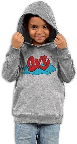 Unyiqun Sky Graffiti Toddler Hoodies - Soft and Cozy Hooded Sweatshirts 3 Toddler Ash