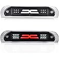 PIT66 LED 3rd Brake Light Compatible with Dodge Ram 1500 2002-2008/Compatible with Dodge Ram 2500 3500 2003-2009 Third Brake Light Cargo Black Housing Clear Lens