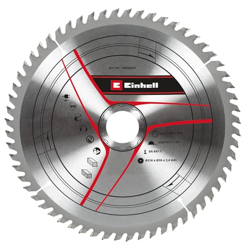 Einhell Original carbide circular saw blade ∅ 216x30x2.4 mm, 60 teeth